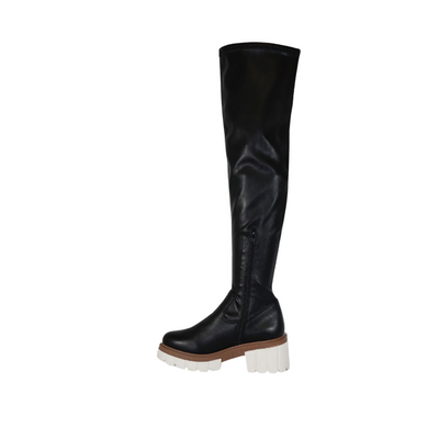 MIKEEY~BLACK THIGH HIGH BOOT